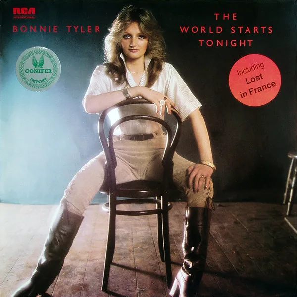 Capa de Bonnie Tyler — The World Starts Tonight