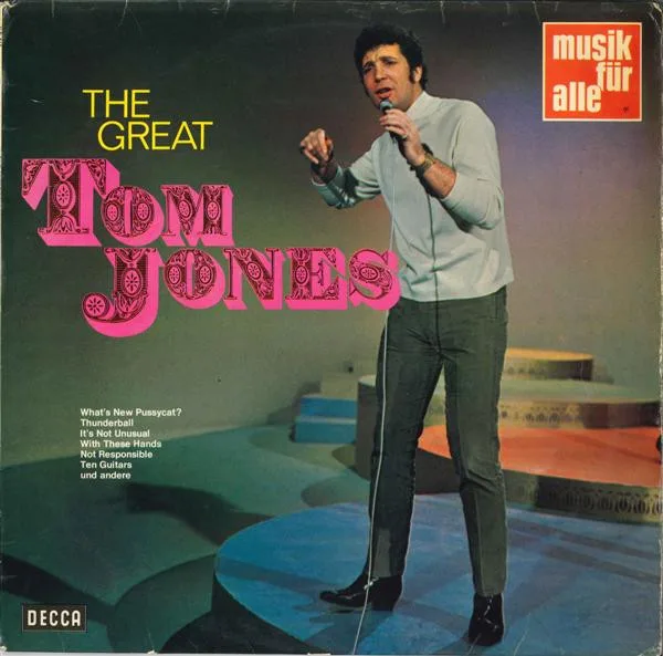 Capa de Tom Jones — The Great Tom Jones