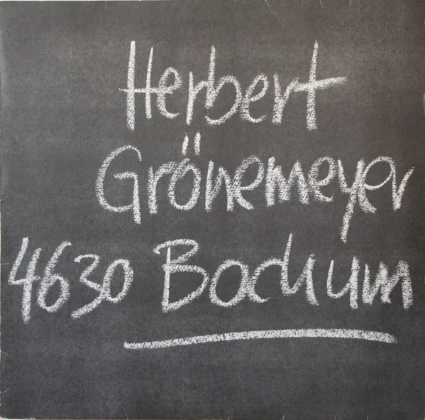 Capa de Herbert Grönemeyer — 4630 Bochum