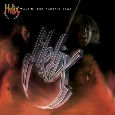 Capa de Helix — Walkin' The Razor's Edge