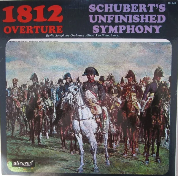 Capa de Berlin Symphony Orchestra* / Alfred VanWeth* — Schubert's Unfinished Symphony