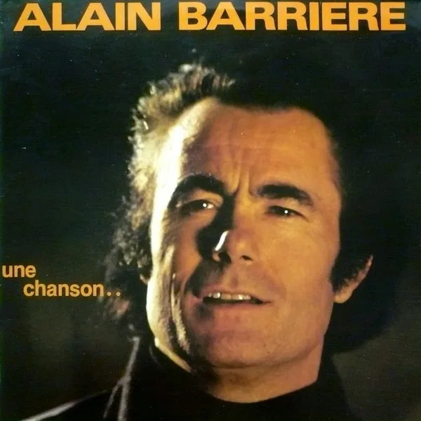 Capa de Alain Barrière — Une Chanson..