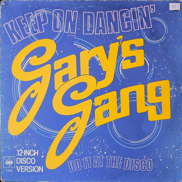 Capa de Gary's Gang — Keep On Dancin'