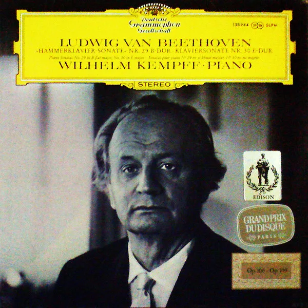 Capa de Ludwig van Beethoven — Wilhelm Kempff