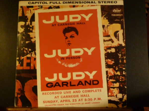 Capa de Judy Garland — Judy At Carnegie Hall