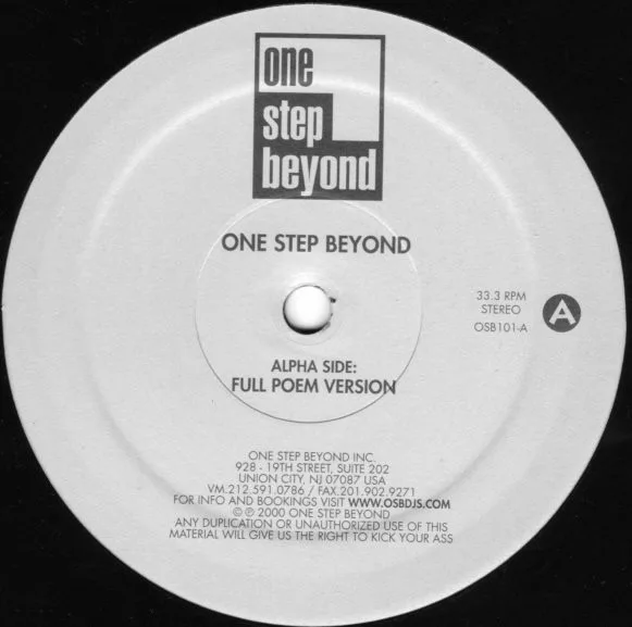 Capa de Wilson Santos & Lunic — One Step Beyond