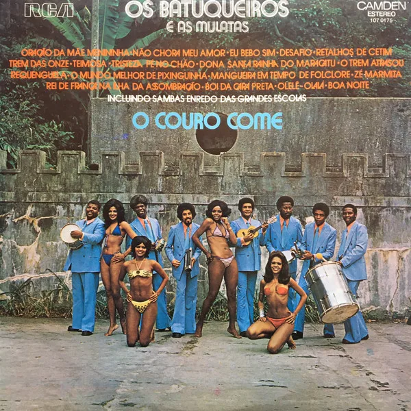 Capa de Os Batuqueiros e As Mulatas — O Couro Come
