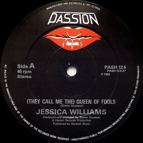 Capa de Jessica Williams; Simon Orchestra, The — (They Call Me The) Queen Of Fools