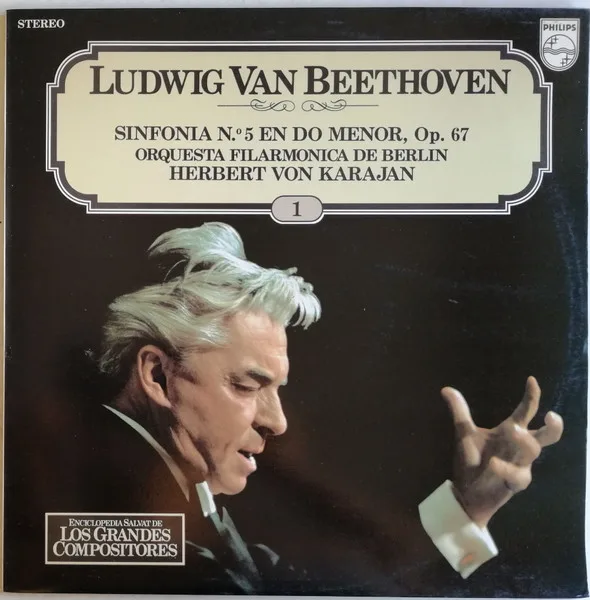 Capa de Ludwig van Beethoven, Orquesta Filarmonica De Berlin*, Herbert von Karajan — Sinfonía Núm. 5 En Do Menor, Op. 67