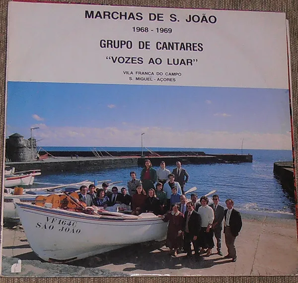 Capa de Grupo De Cantares Vozes Ao Luar — Marchas D S. João 1968