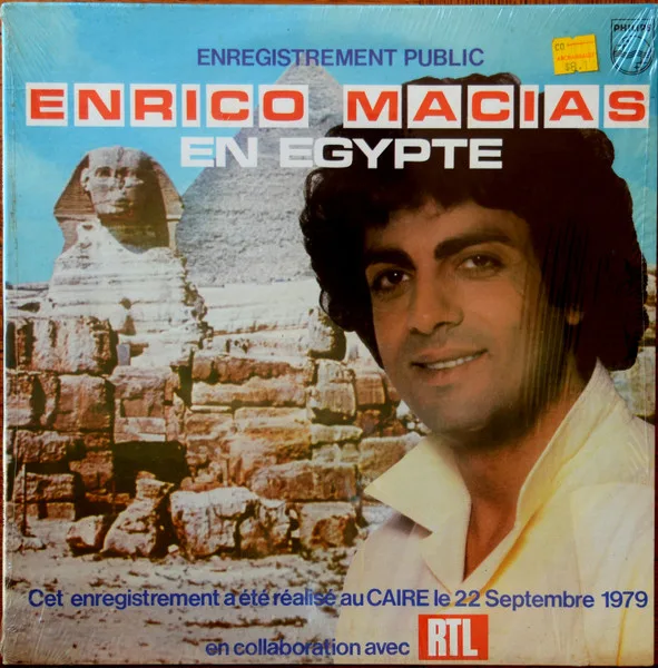 Capa de Enrico Macias — En Egypte
