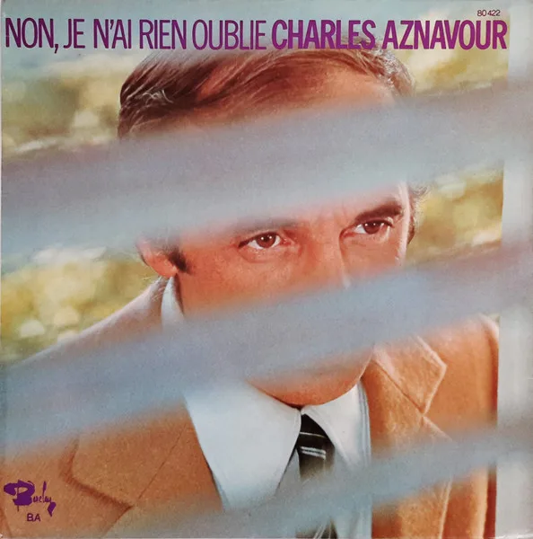 Capa de Charles Aznavour — Non, Je N'Ai Rien Oublié