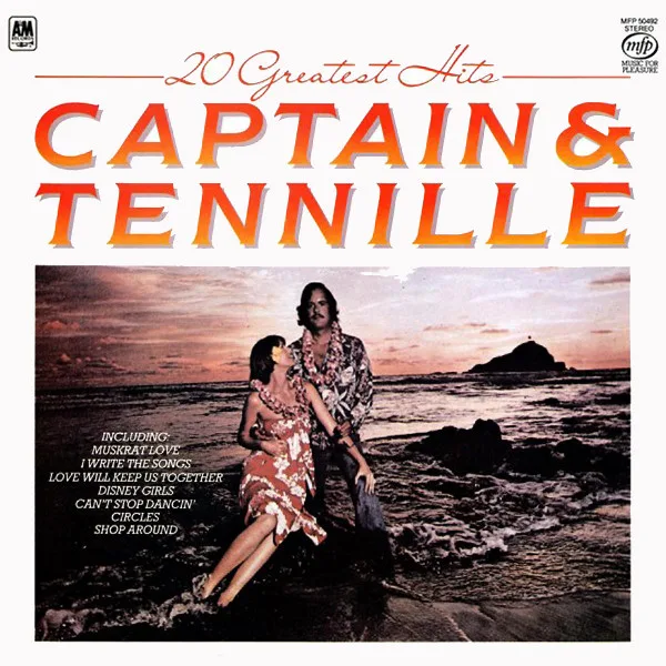 Capa de Captain & Tennille* — 20 Greatest Hits