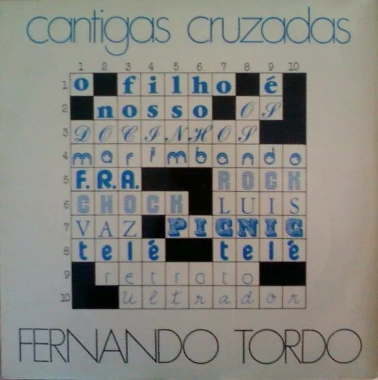 Capa de Fernando Tordo — Cantigas Cruzadas