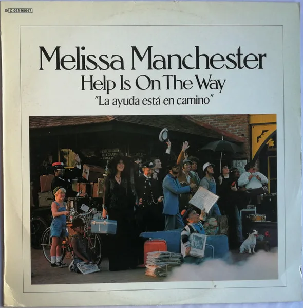 Capa de Melissa Manchester — Help Is On The Way = La Ayuda Está En Camino