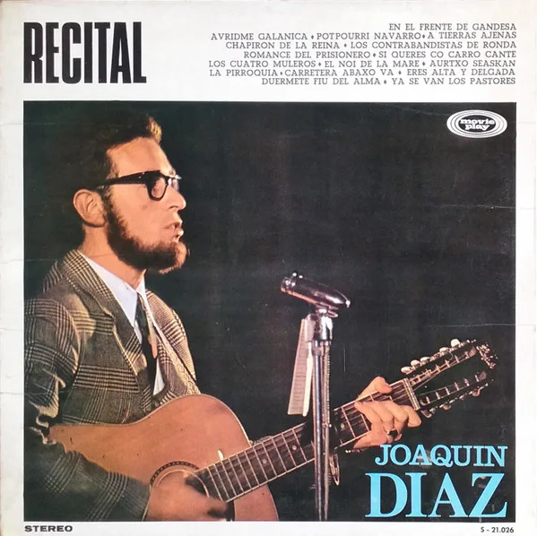 Capa de Joaquín Díaz — Recital