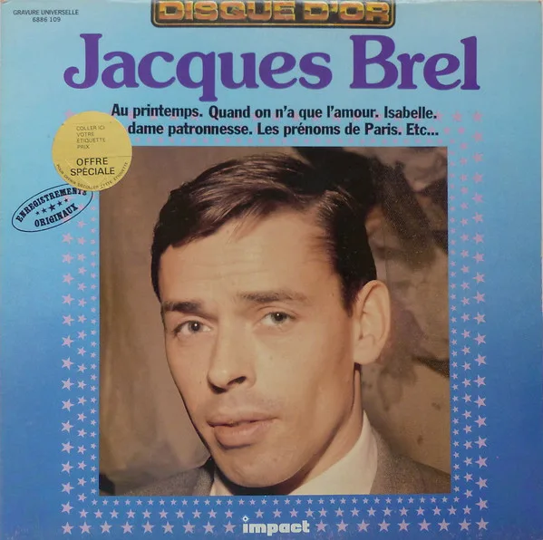 Capa de Jacques Brel — Jacques Brel