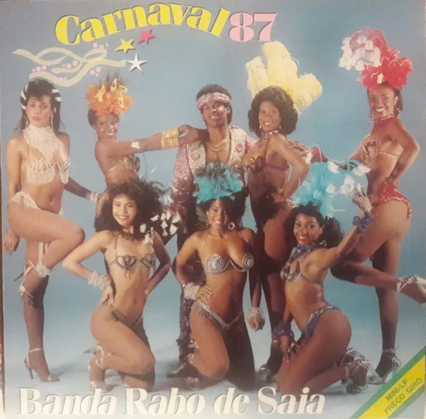 Capa de Banda Rabo De Saia — Carnaval 87