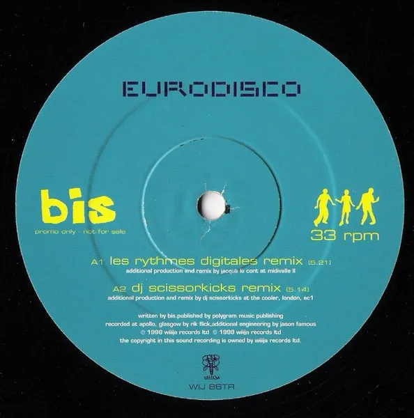Capa de Bis — Eurodisco (Dance Mixes)