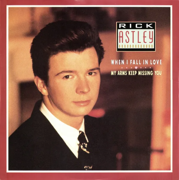 Capa de Rick Astley — When I Fall In Love / My Arms Keep Missing You