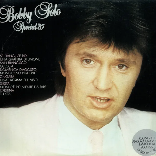Capa de Bobby Solo — Special '83
