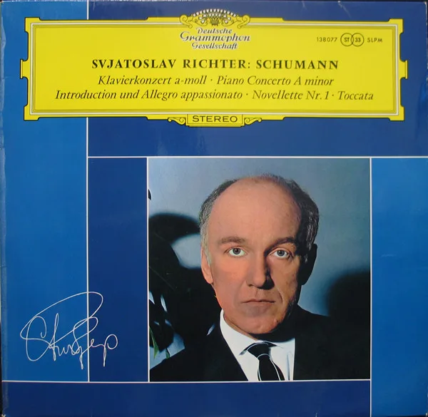 Capa de Svjatoslav Richter* : Schumann* — Klavierkonzert A-Moll • Piano Concerto A Minor • Introduction Und Allegro Appassionato • Novellette Nr. 1 • Toccata
