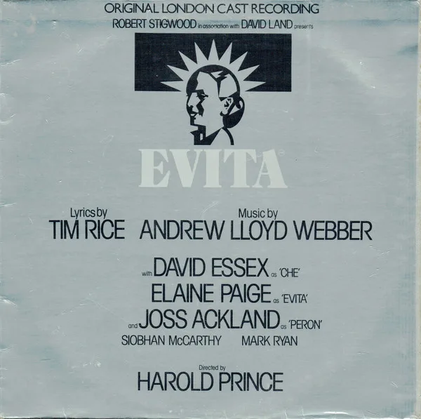 Capa de Tim Rice Andrew Lloyd Webber* — Evita (Original London Cast Recording)