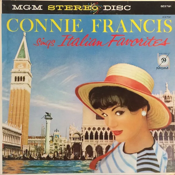 Capa de Connie Francis — Sings Italian Favorites