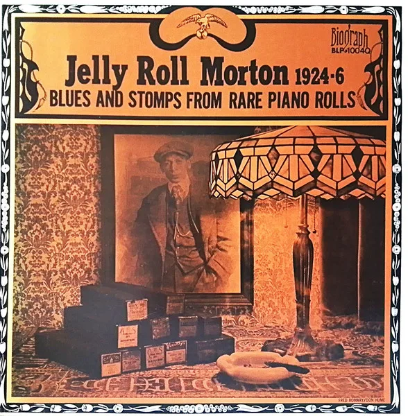 Capa de Jelly Roll Morton — 1924-1926 Blues And Stomps From Rare Piano Rolls