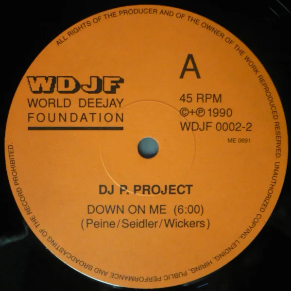 Capa de Dj P. Project — Down On Me